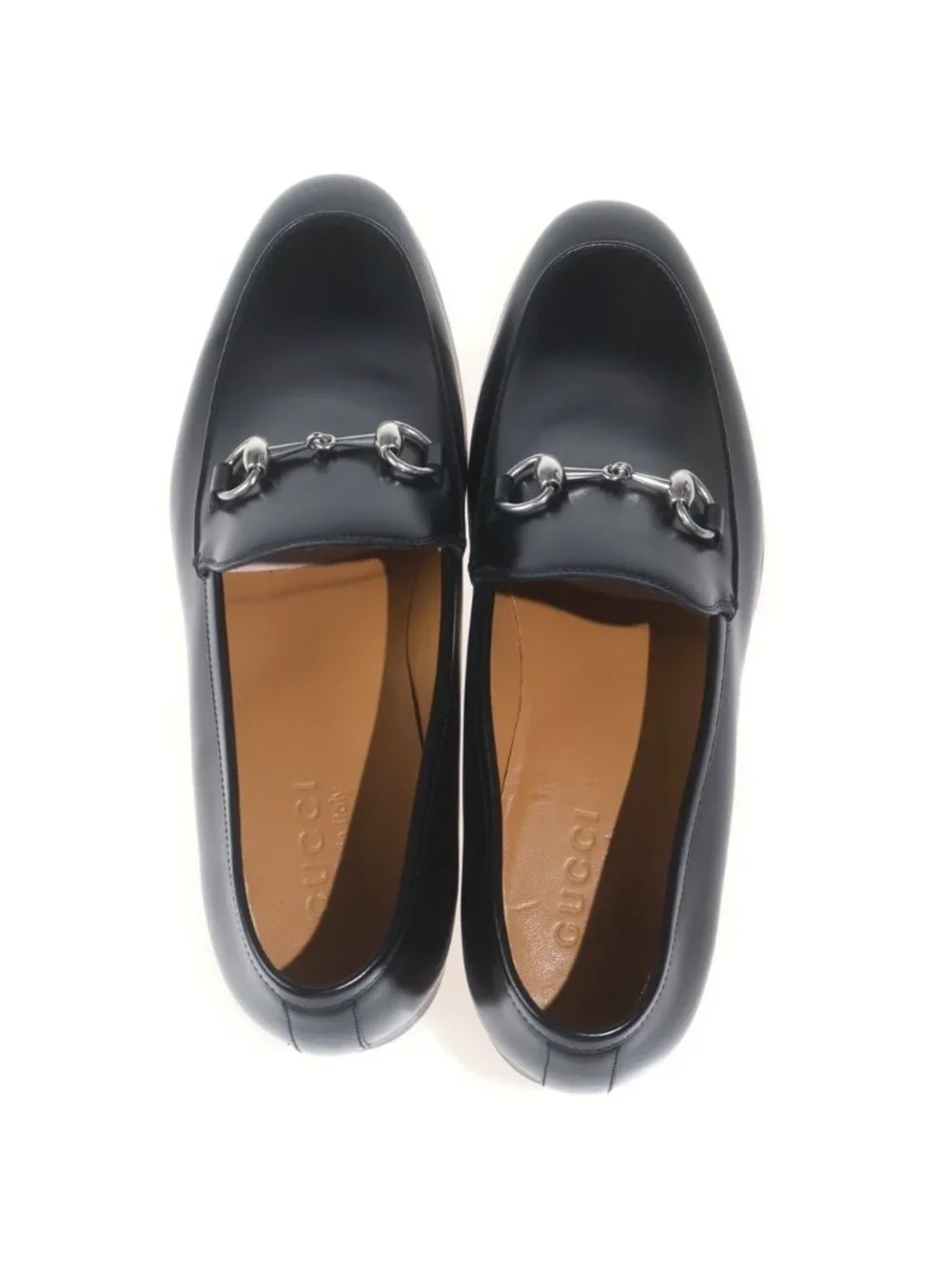 Gucci Horsebit Leather Loafers Black